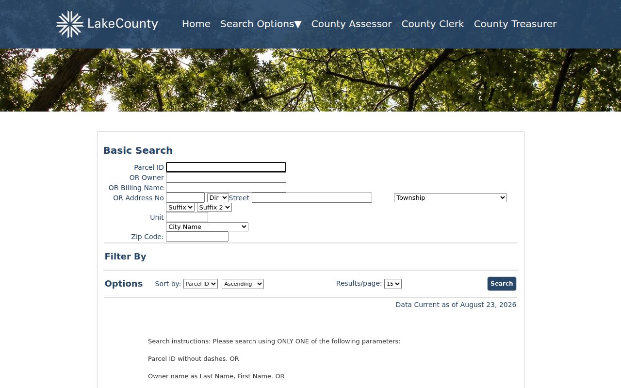 Mundelein residents directory Lake County property search