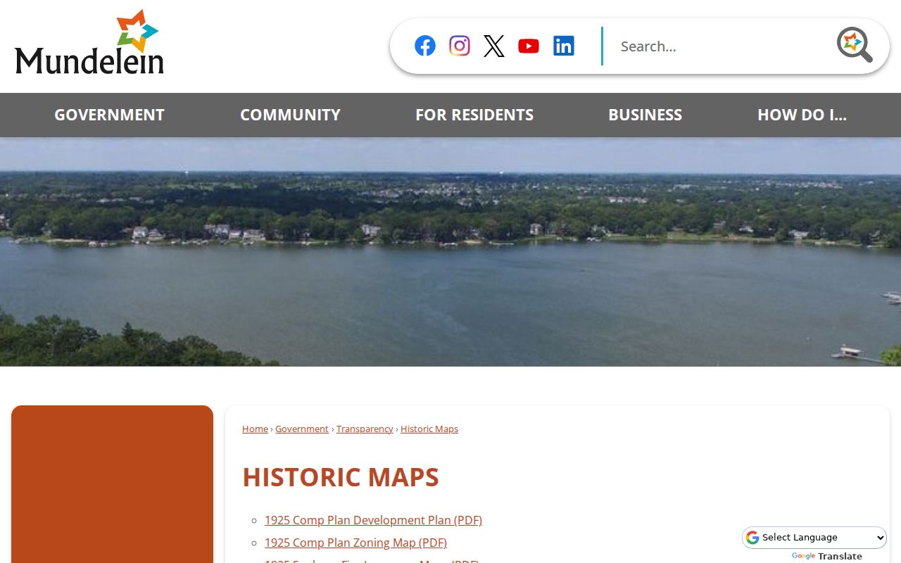 Mundelein historic maps used to reconcile old and current street records